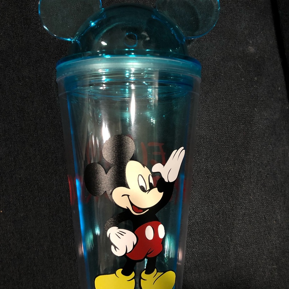 Mickey Mouse cup.